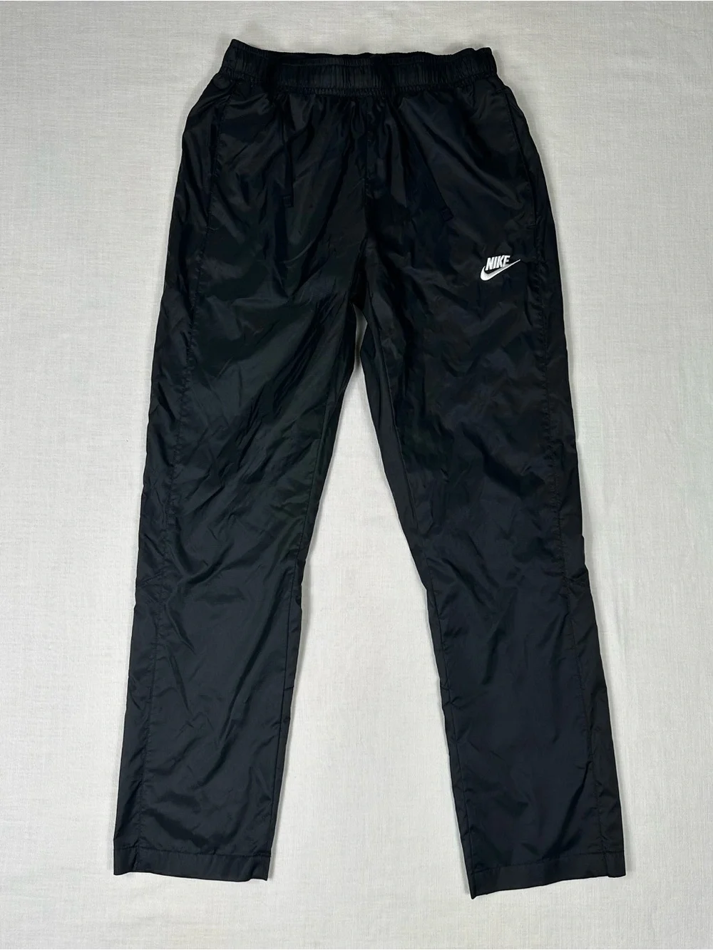 Nike Mens Sportswear Woven Track Pants Black Mesh Lined Activewear 928002-011 XS
